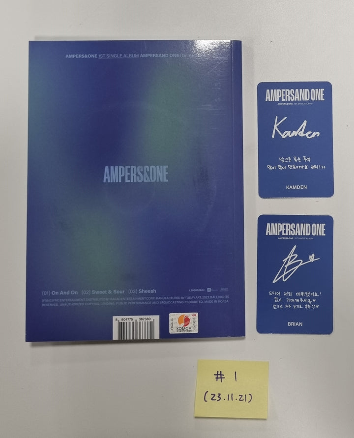 AMPERS&amp;ONE "AMPERSAND ONE" - Hand Autographed(Signed) Promo Album [23.11.21] - HALLYUSUPERSTORE