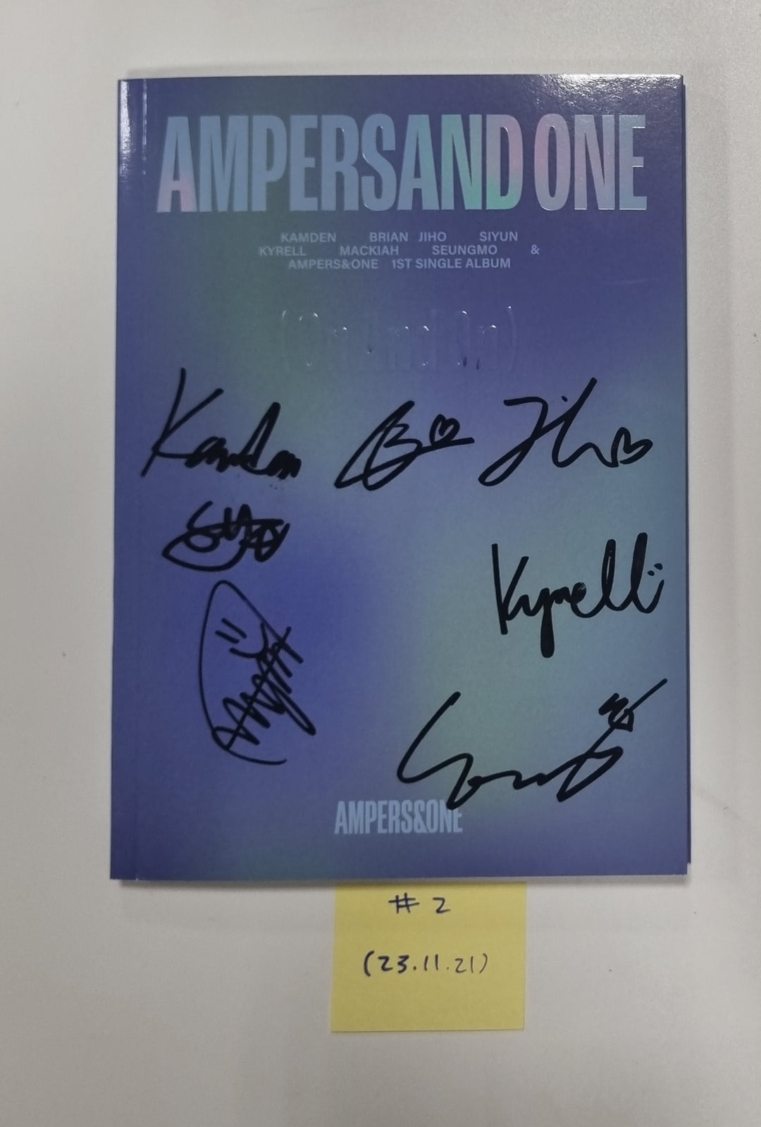 AMPERS&amp;ONE "AMPERSAND ONE" - Hand Autographed(Signed) Promo Album [23.11.21] - HALLYUSUPERSTORE