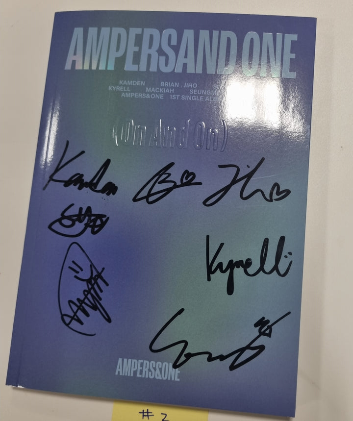 AMPERS&amp;ONE "AMPERSAND ONE" - Hand Autographed(Signed) Promo Album [23.11.21] - HALLYUSUPERSTORE