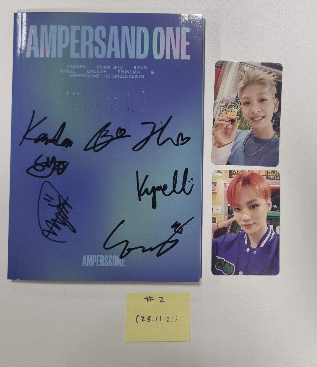 AMPERS&amp;ONE "AMPERSAND ONE" - Hand Autographed(Signed) Promo Album [23.11.21] - HALLYUSUPERSTORE