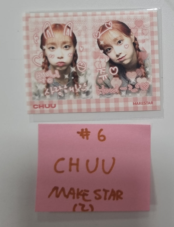 CHUU "Howl" - Makestar Fansign Event Photocard, 2 Cut Photo Round 5 [23.11.21] - HALLYUSUPERSTORE