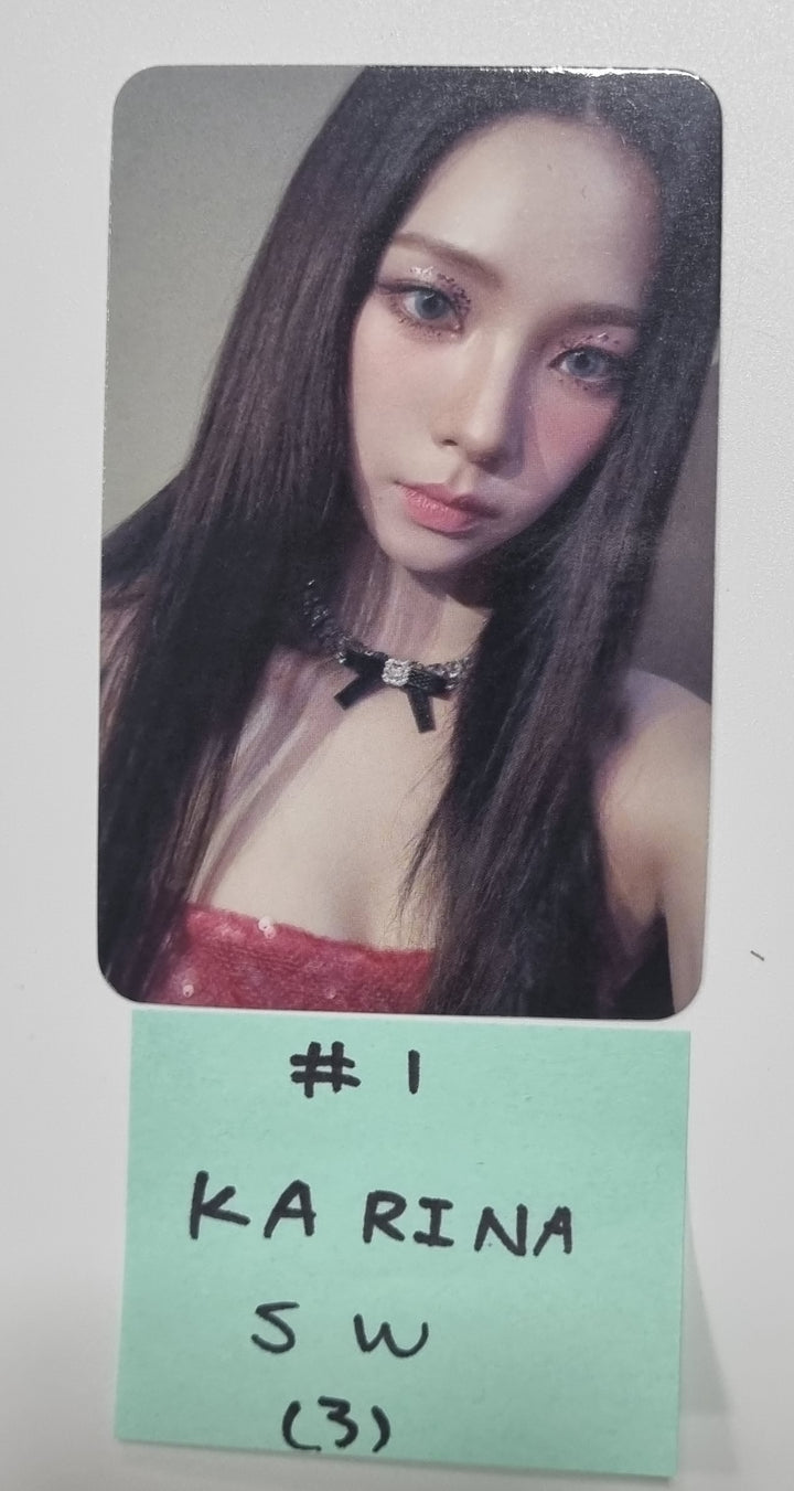 Aespa "Drama" 4th Mini - Soundwave Pre-Order Benefit Photocard [Giant Ver.] [23.11.22] - HALLYUSUPERSTORE