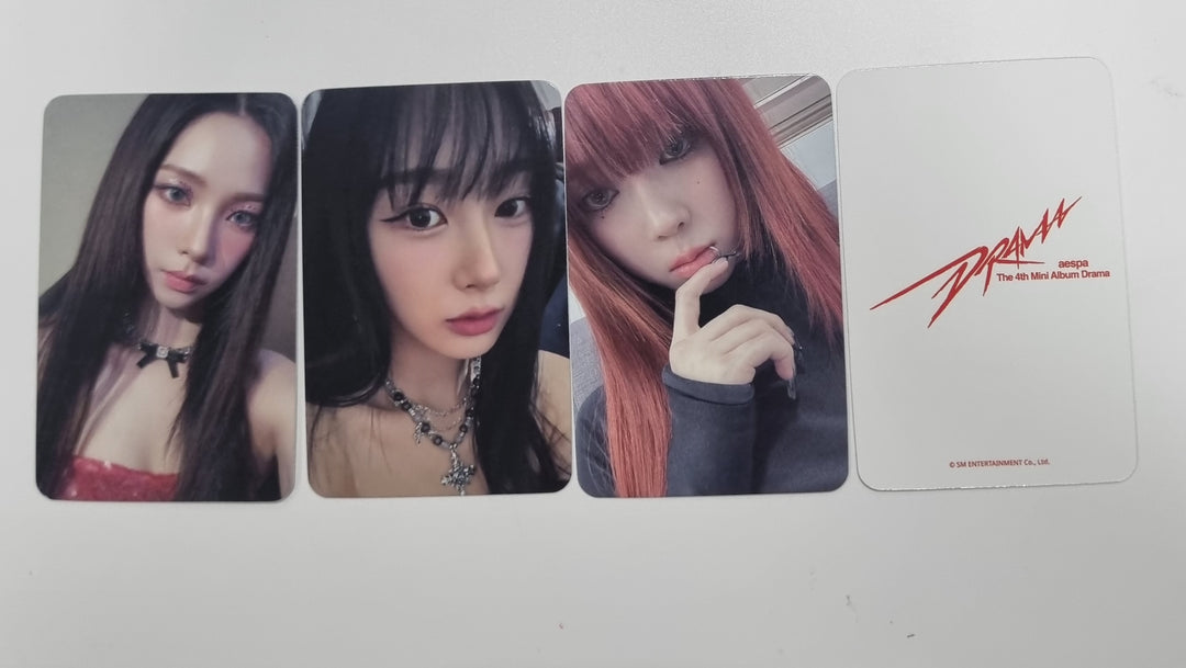 Aespa "Drama" 4th Mini - Soundwave Pre-Order Benefit Photocard [Giant Ver.] [23.11.22] - HALLYUSUPERSTORE