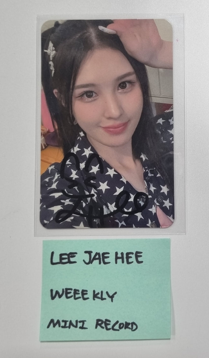 Lee Jae Hee (Of Weeekly) "ColoRise" 5th mini - Hand Autographed(Signed) Photocard [23.11.22] - HALLYUSUPERSTORE