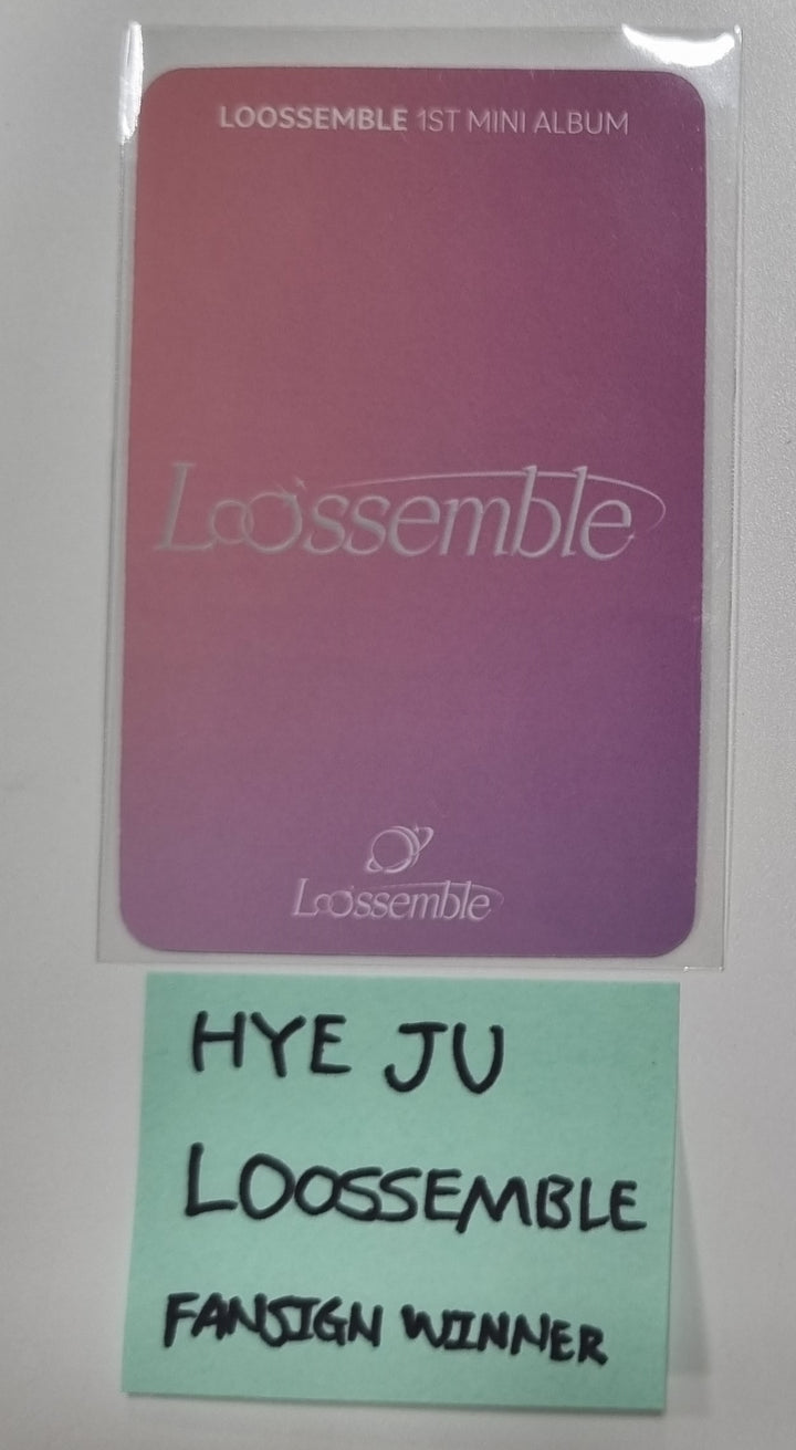 Hyeju (Of LOOSSEMBLE) "LOOSSEMBLE" - Fansign Event Winner Photocard [23.11.22] - HALLYUSUPERSTORE