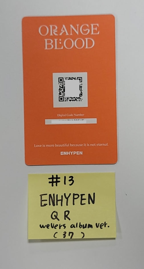 Enhypen "Orange Blood" 5th Mini - Official Photocard [Weverse Album Ver.] [23.11.22] - HALLYUSUPERSTORE