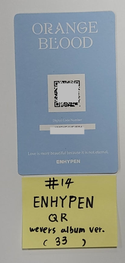 Enhypen "Orange Blood" 5th Mini - Official Photocard [Weverse Album Ver.] [23.11.22] - HALLYUSUPERSTORE