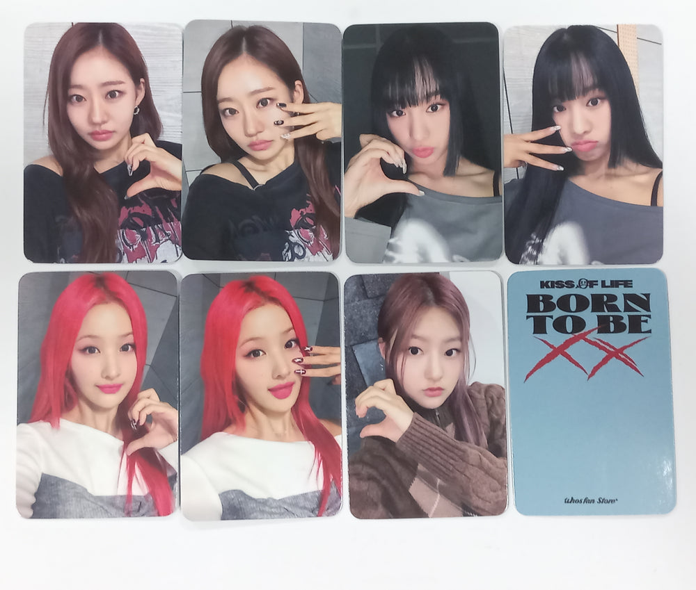 KISS OF LIFE "Born to be XX" - Whos Fan Cafe Fansign Event Photocard [23.11.23] - HALLYUSUPERSTORE
