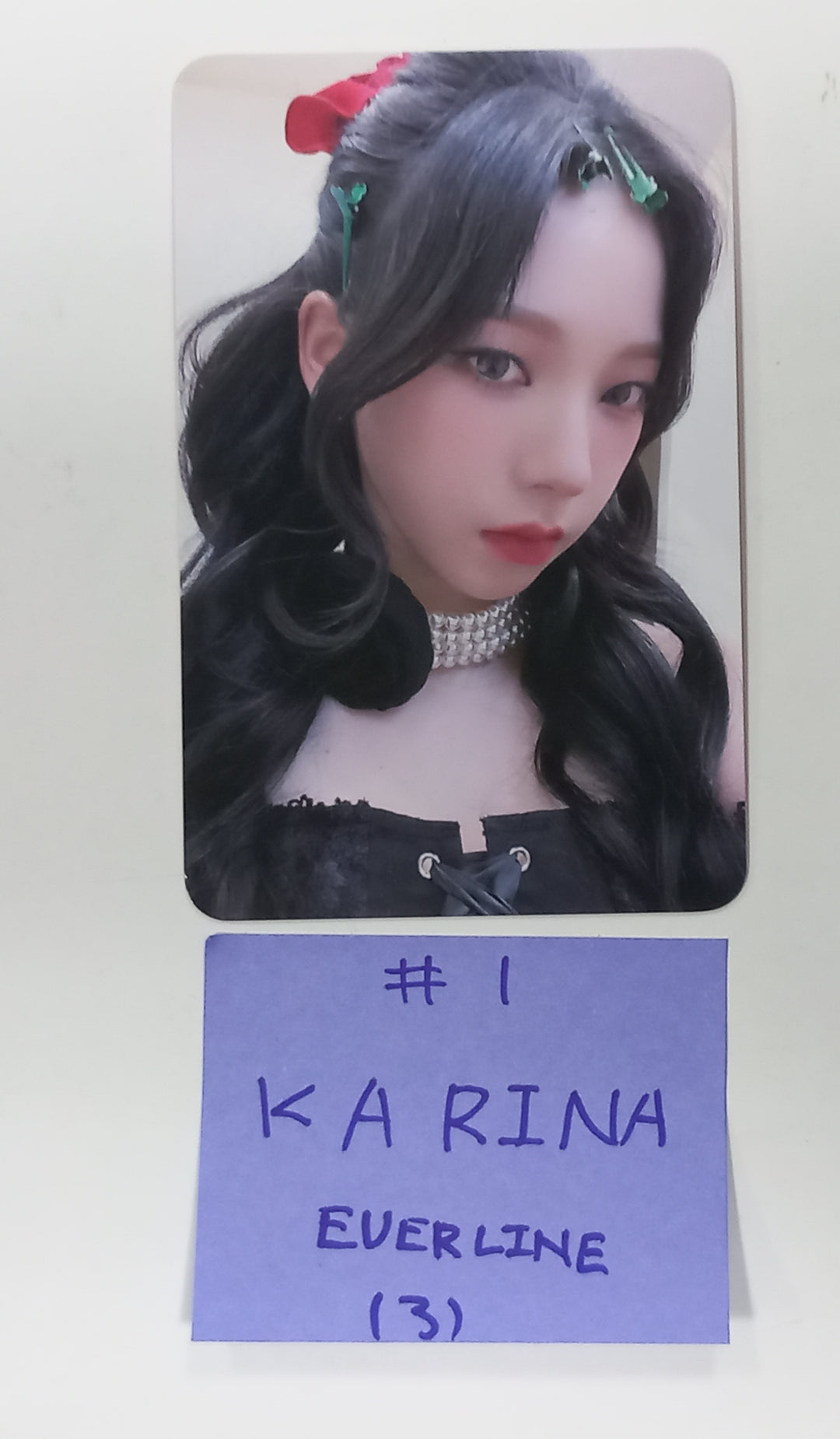 Aespa "Drama" 4th Mini - Everline Pre-Order Benefit Photocard [Giant Ver.] [23.11.23] - HALLYUSUPERSTORE