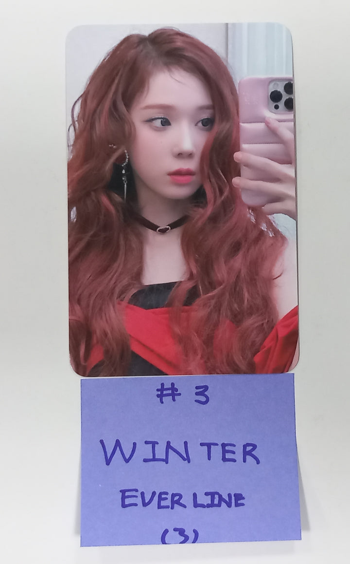 Aespa "Drama" 4th Mini - Everline Pre-Order Benefit Photocard [Giant Ver.] [23.11.23] - HALLYUSUPERSTORE