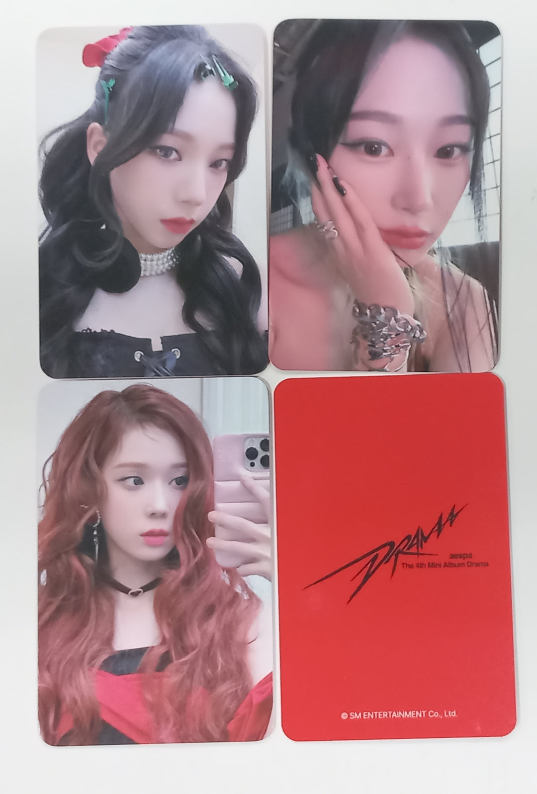Aespa "Drama" 4th Mini - Everline Pre-Order Benefit Photocard [Giant Ver.] [23.11.23] - HALLYUSUPERSTORE