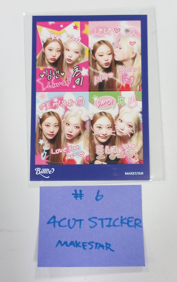 Billlie "side-B : memoirs of echo unseen" - Makestar Fansign Event Photocard, 4 CUT Sticker [23.11.23] - HALLYUSUPERSTORE