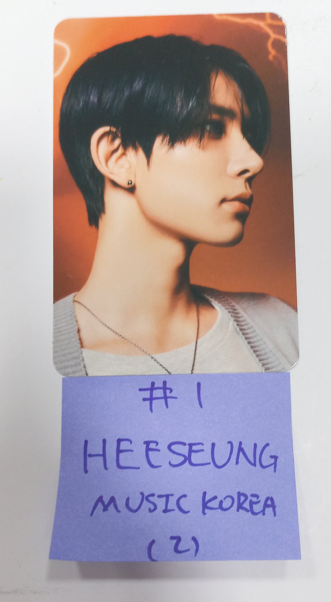 Enhypen  "Orange Blood" 5th Mini - Music Korea Pre-Order Benefit Photocard [23.11.23] - HALLYUSUPERSTORE