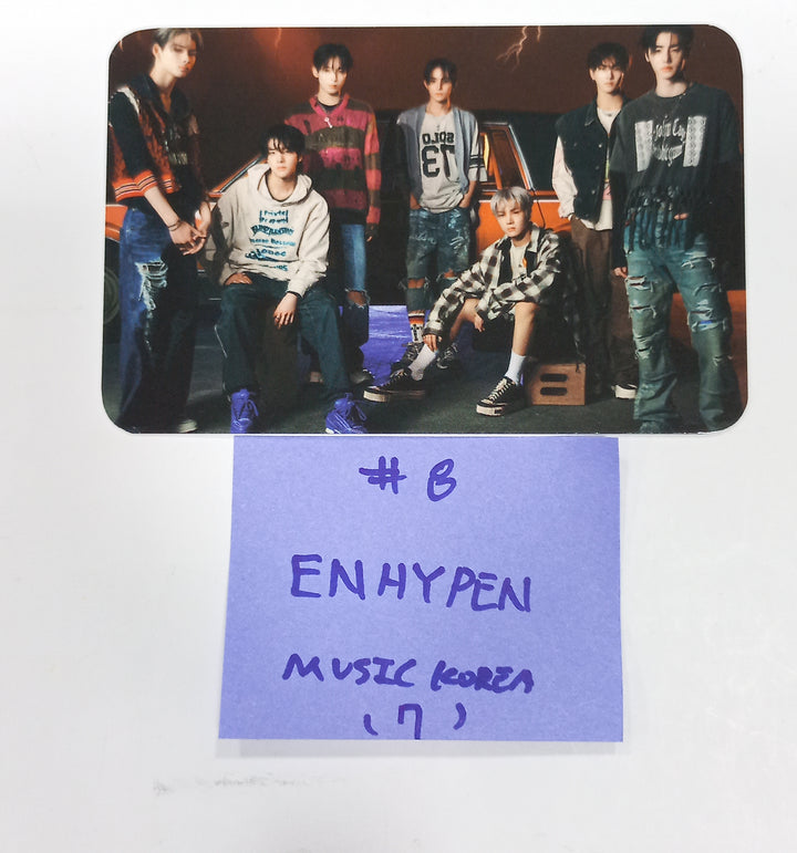 Enhypen  "Orange Blood" 5th Mini - Music Korea Pre-Order Benefit Photocard [23.11.23] - HALLYUSUPERSTORE