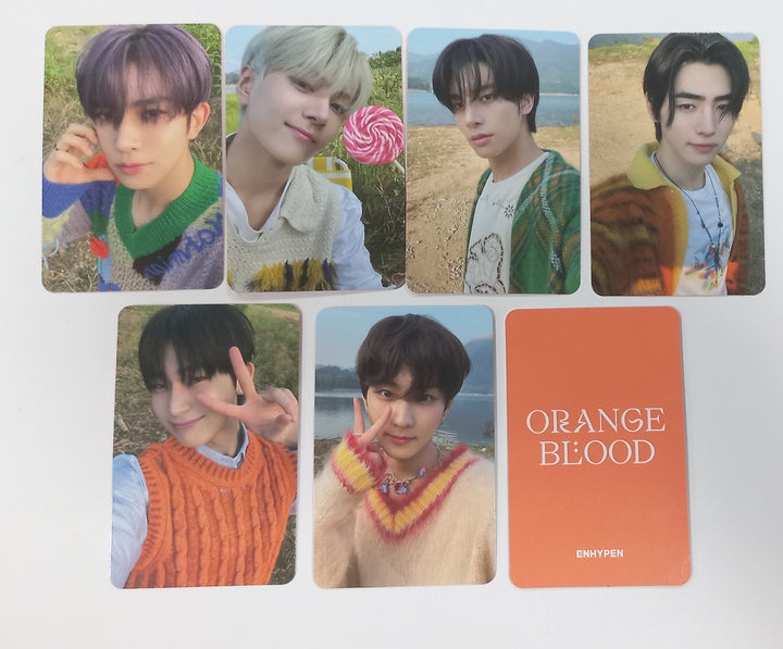 Enhypen  "Orange Blood" 5th Mini - Sponge Music Pre-Order Benefit Photocard [23.11.23] - HALLYUSUPERSTORE