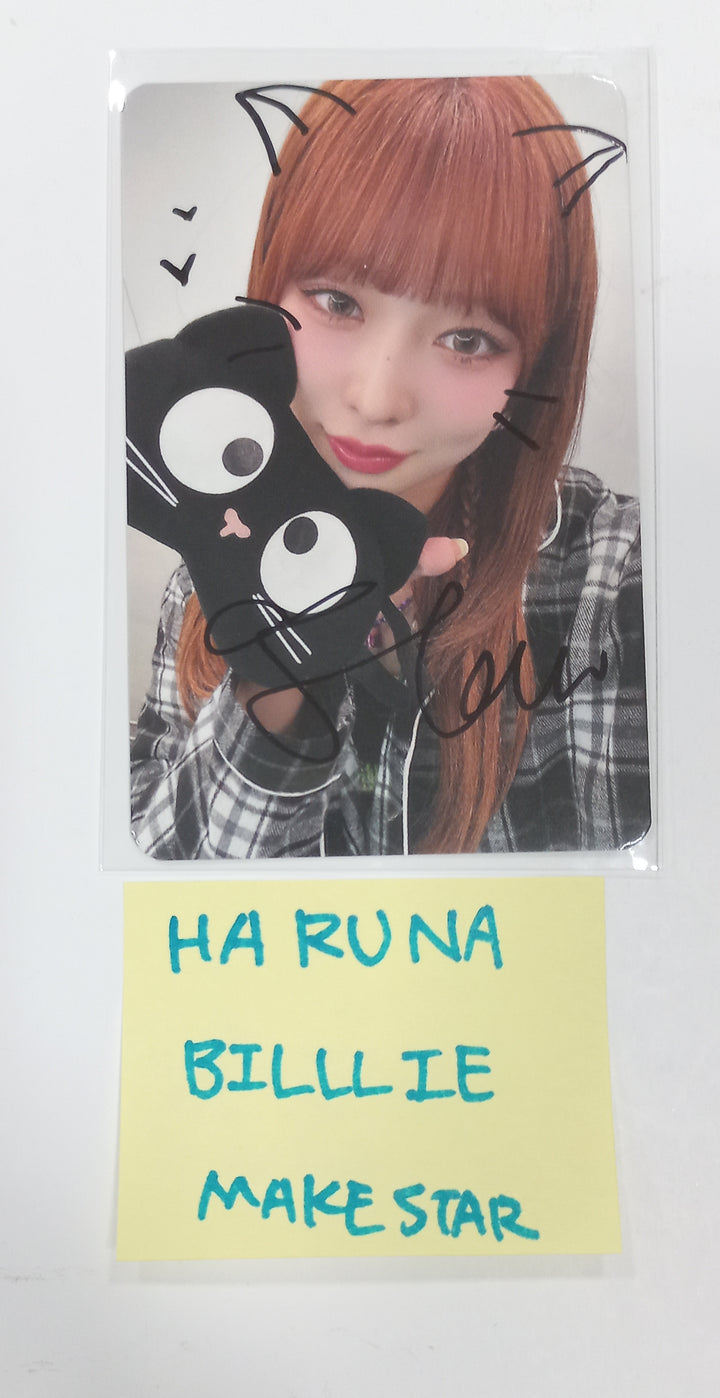 HARUNA (Of Billlie) "side-B : memoirs of echo unseen" - Hand Autographed(Signed) Photocard [23.11.23] - HALLYUSUPERSTORE
