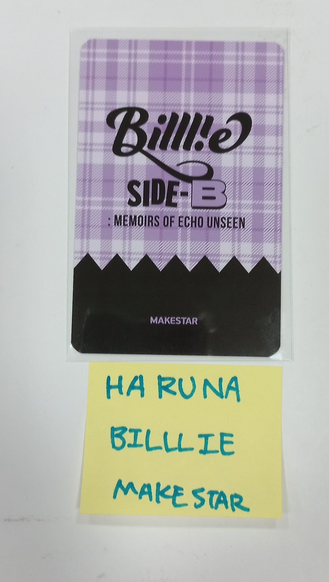 HARUNA (Of Billlie) "side-B : memoirs of echo unseen" - Hand Autographed(Signed) Photocard [23.11.23] - HALLYUSUPERSTORE