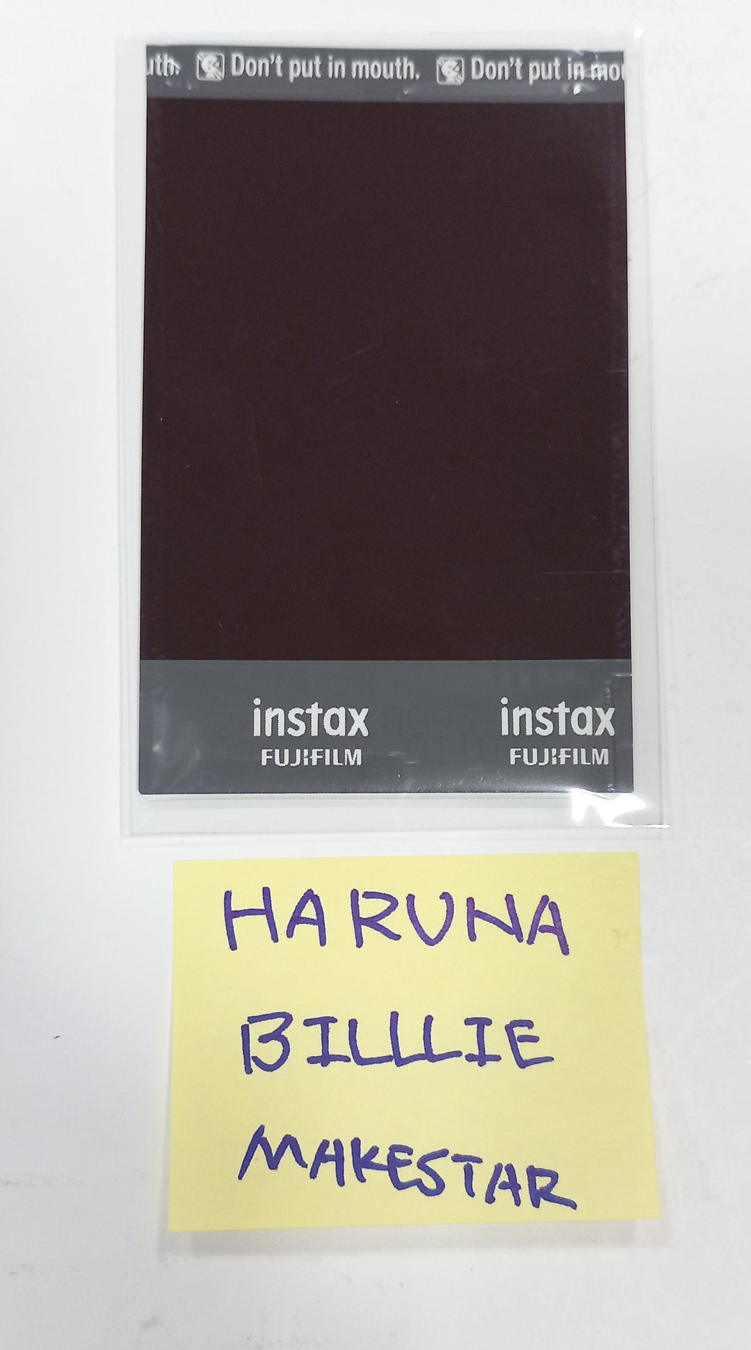 HARUNA (Of Billlie) "side-B : memoirs of echo unseen" - Hand Autographed(Signed) Polaroid [23.11.23] - HALLYUSUPERSTORE