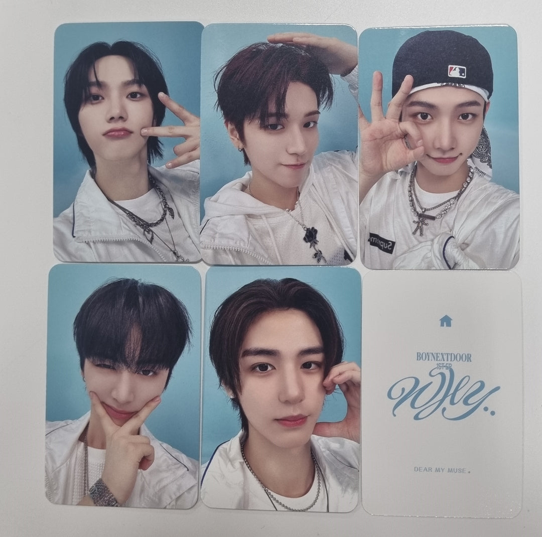 Boynextdoor  "WHY.." - Dear My Muse Lucky Draw Event Photocard [23.11.24] - HALLYUSUPERSTORE