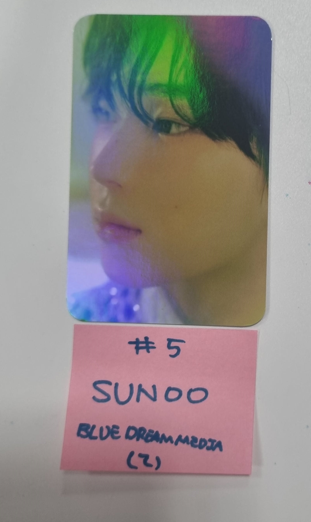 Enhypen "Orange Blood" 5th mini - Blue Drea Media Pre-Order Benefit Hologram Photocard [23.11.24] - HALLYUSUPERSTORE