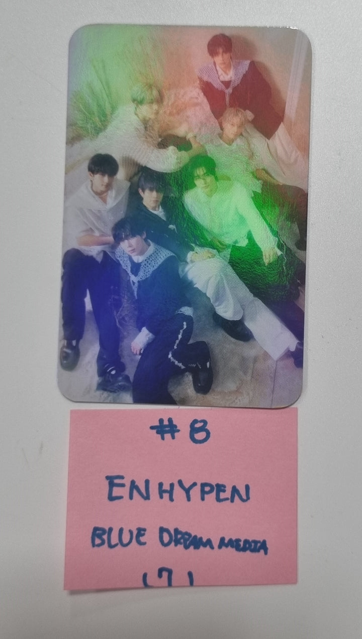 Enhypen "Orange Blood" 5th mini - Blue Drea Media Pre-Order Benefit Hologram Photocard [23.11.24] - HALLYUSUPERSTORE