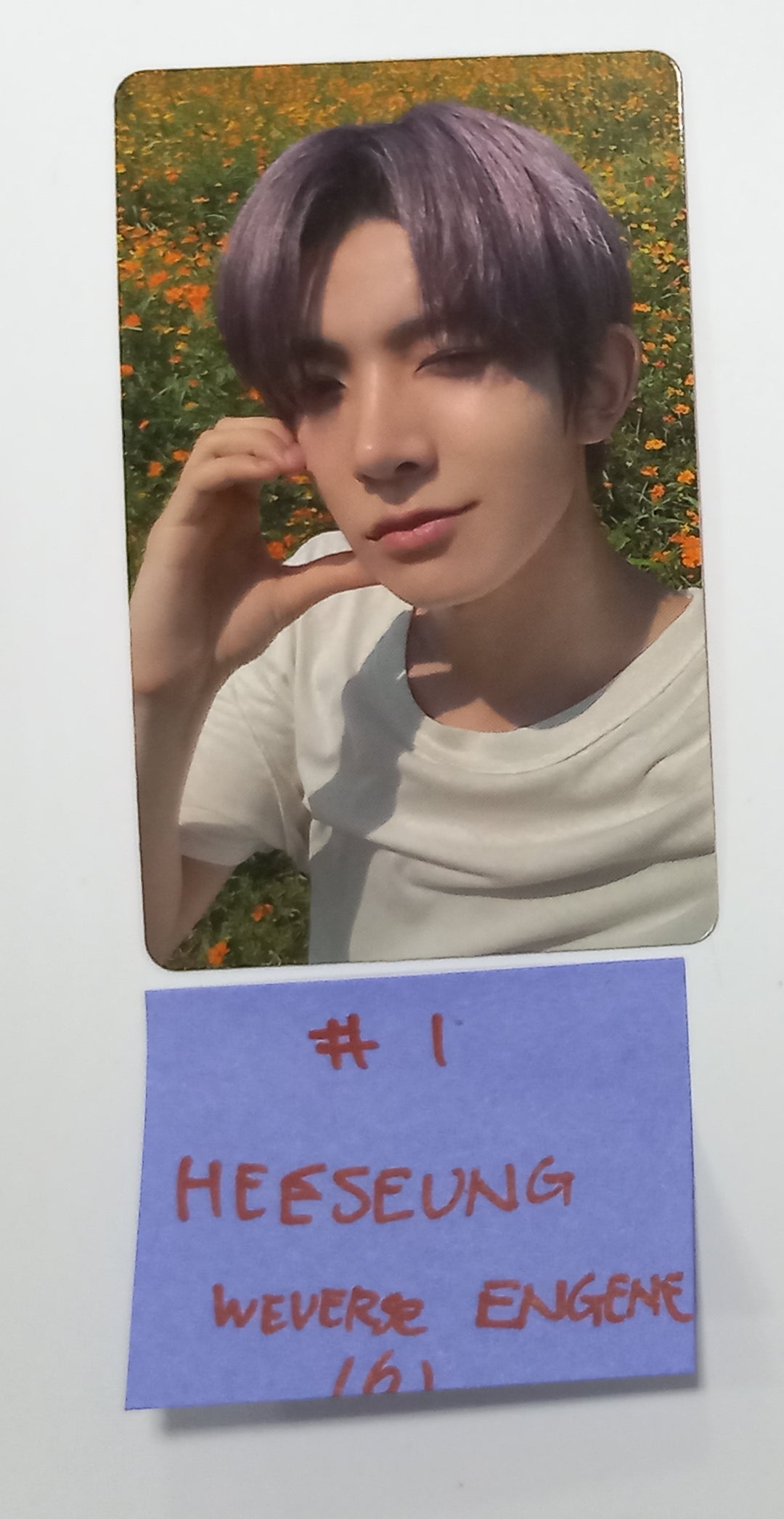 Enhypen  "Orange Blood" 5th Mini - Weverse Shop Come Back Live Event Photocard [ENGENE Ver.] [23.11.29] - HALLYUSUPERSTORE