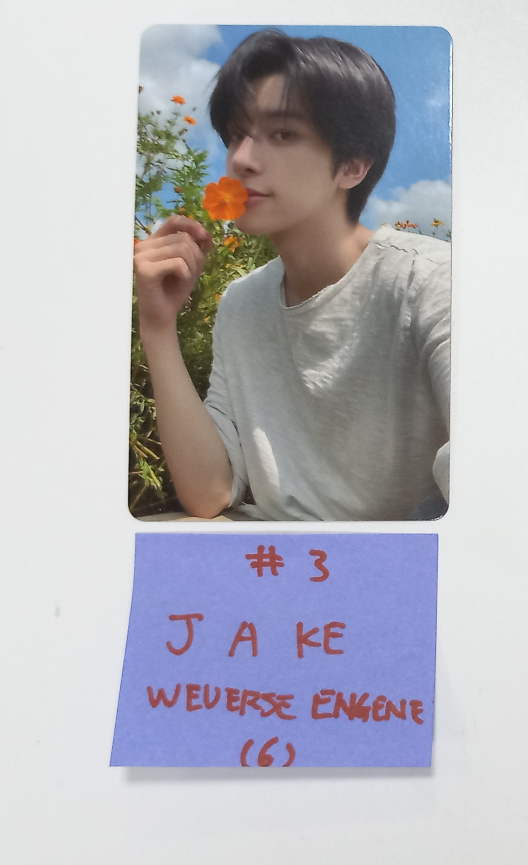 Enhypen  "Orange Blood" 5th Mini - Weverse Shop Come Back Live Event Photocard [ENGENE Ver.] [23.11.29] - HALLYUSUPERSTORE
