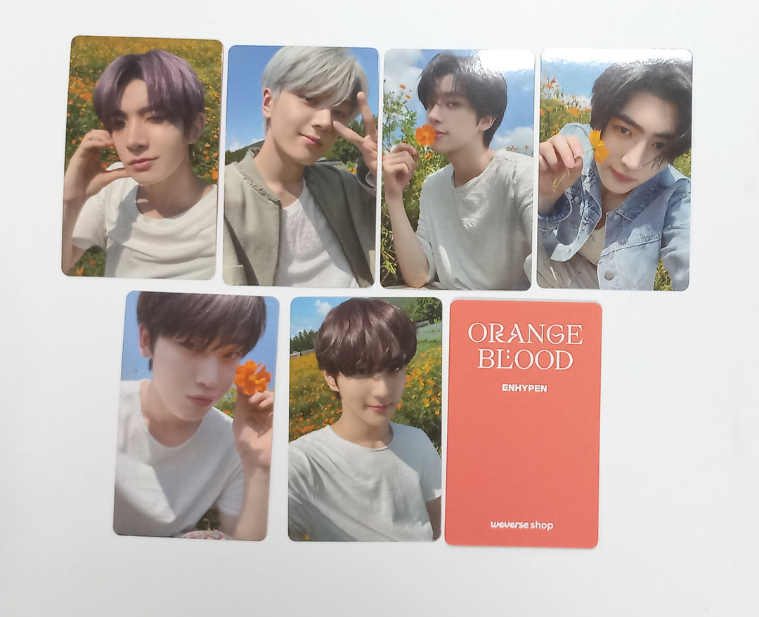Enhypen  "Orange Blood" 5th Mini - Weverse Shop Come Back Live Event Photocard [ENGENE Ver.] [23.11.29] - HALLYUSUPERSTORE