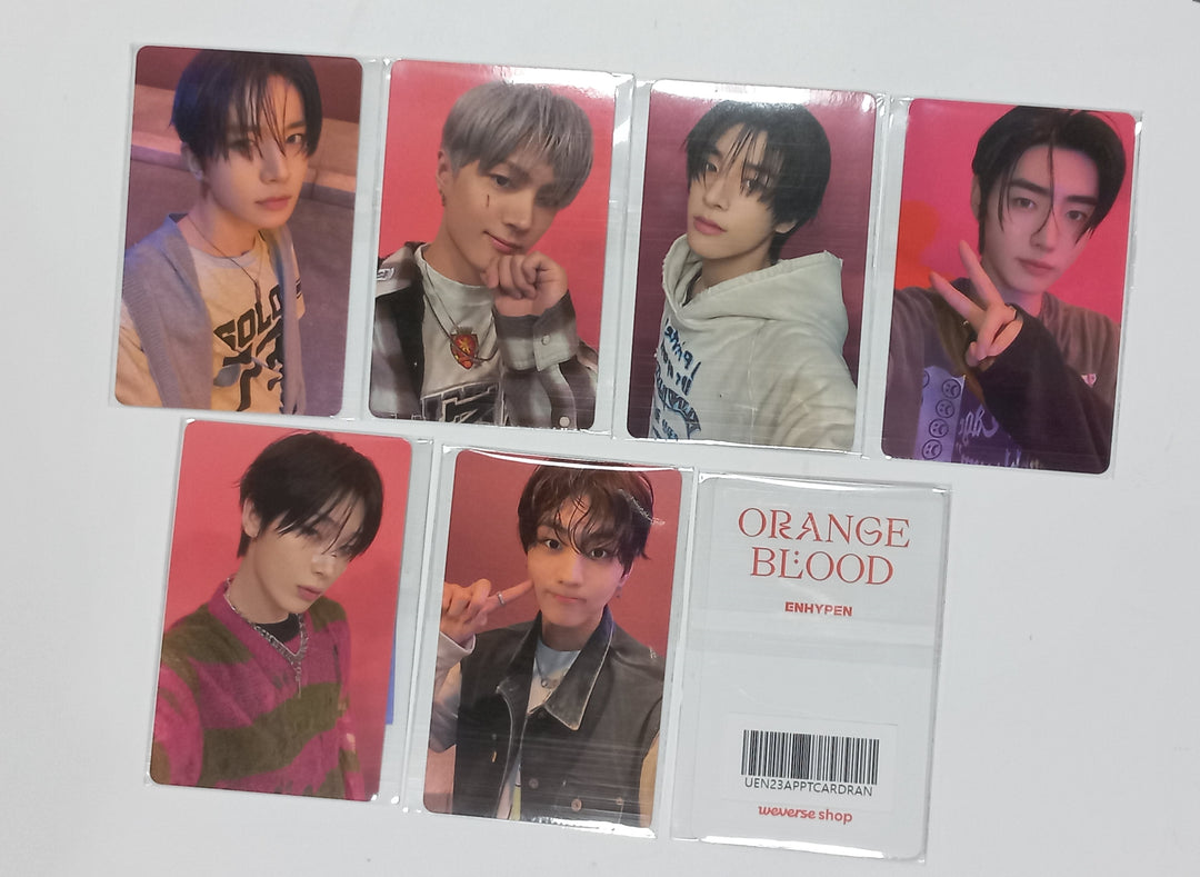 Enhypen  "Orange Blood" 5th Mini - Weverse Shop Come Back Live Event Photocard [23.11.29] - HALLYUSUPERSTORE