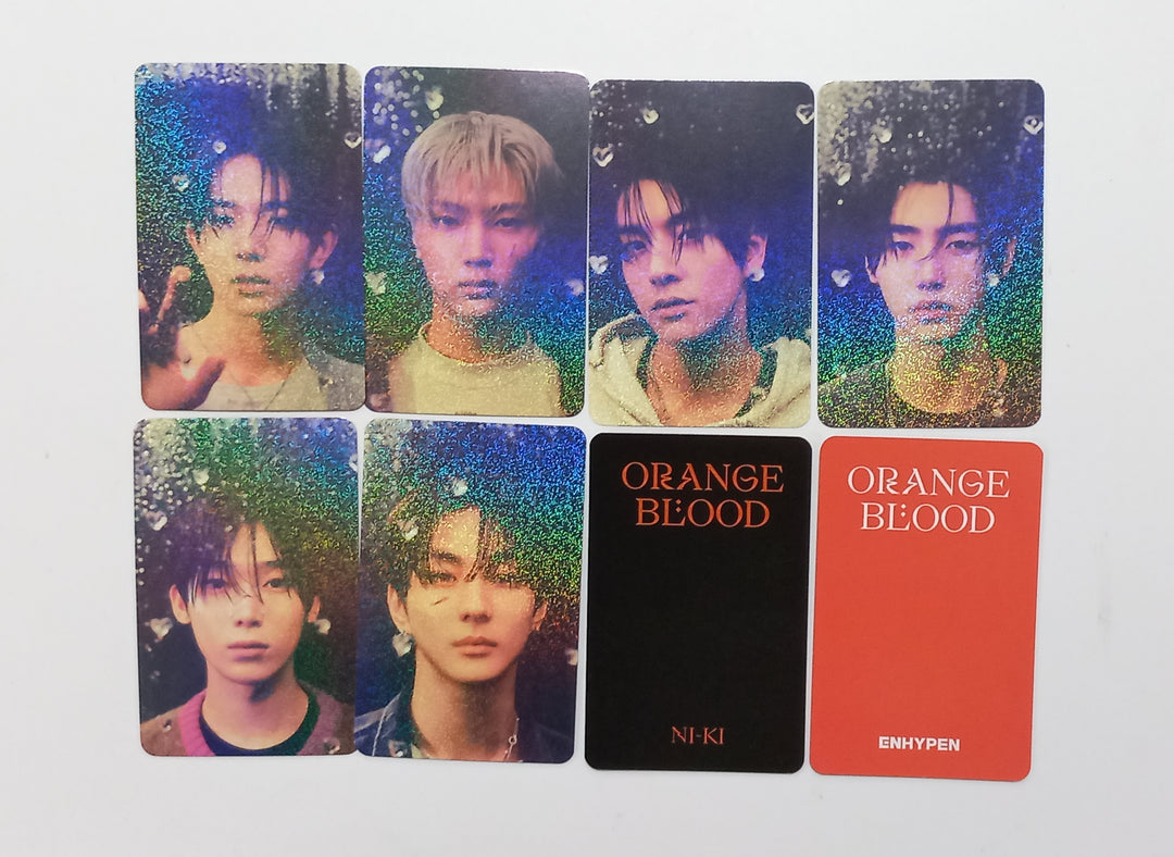 Enhypen  "Orange Blood" 5th Mini - Music Plant Pre-Order Benefit Glitter Photocard [23.11.29] - HALLYUSUPERSTORE