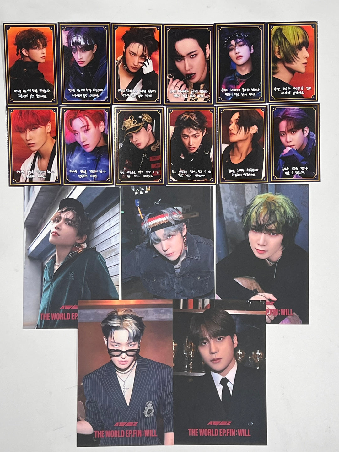 ATEEZ "THE WORLD EP.FIN : WILL" - Soundwave Pop-UP Store Event Photocard, Drink Postcard [23.12.06] - HALLYUSUPERSTORE