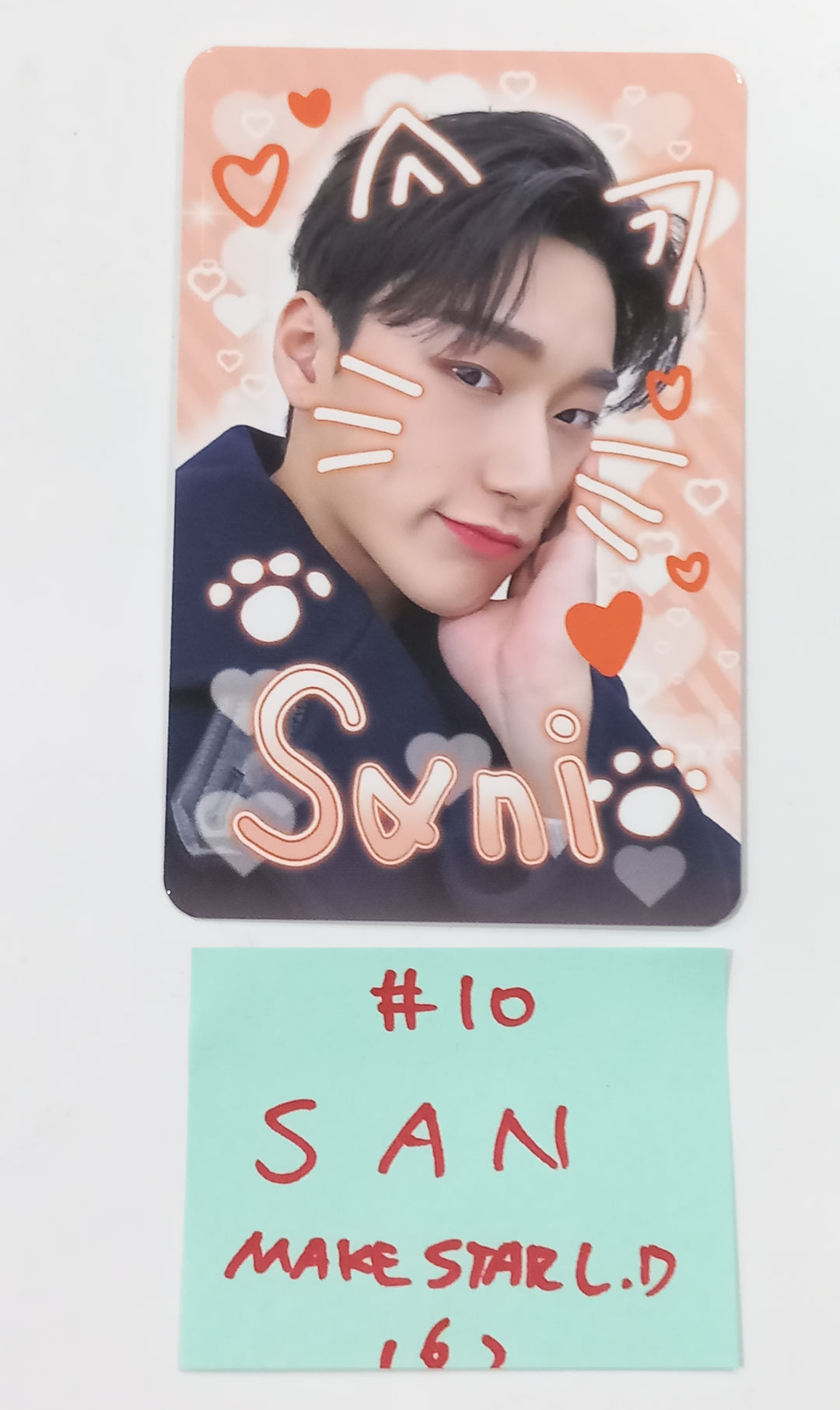 ATEEZ "THE WORLD EP.FIN : WILL" - Makestar Lucky Draw Event Photocard [23.12.06] - HALLYUSUPERSTORE