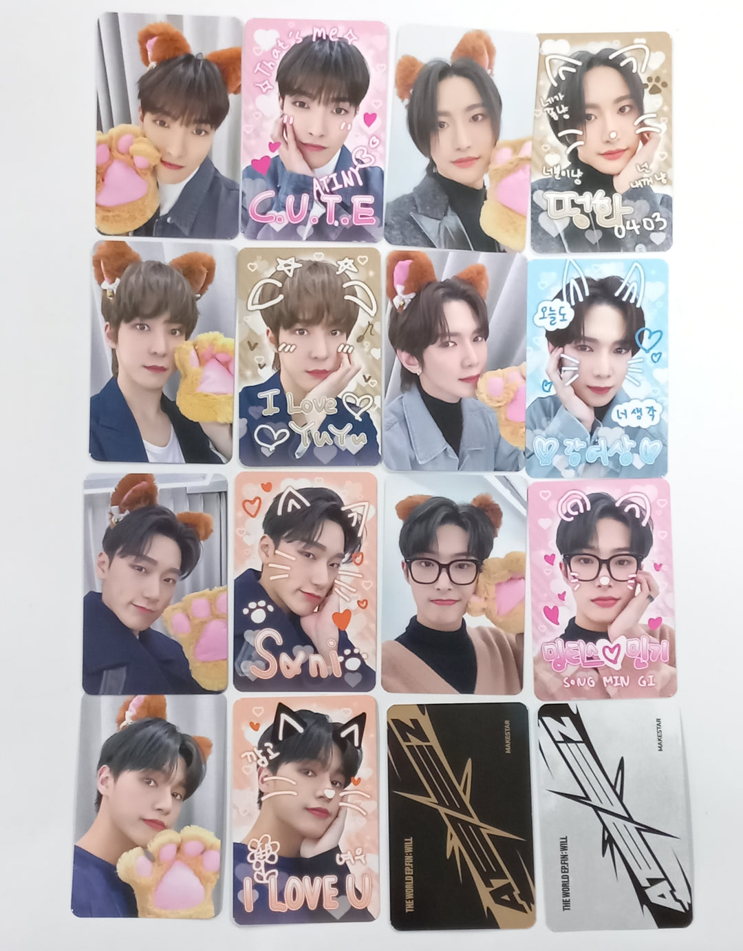 ATEEZ "THE WORLD EP.FIN : WILL" - Makestar Lucky Draw Event Photocard [23.12.06] - HALLYUSUPERSTORE