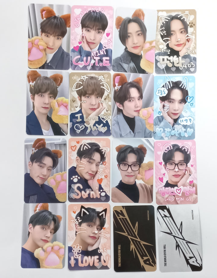 ATEEZ "THE WORLD EP.FIN : WILL" - Makestar Lucky Draw Event Photocard [23.12.06] - HALLYUSUPERSTORE
