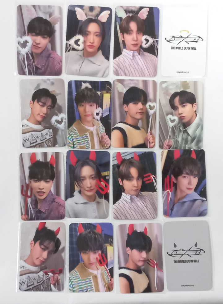 ATEEZ "THE WORLD EP.FIN : WILL" - Pop-Up Exhibition &amp; Store Soundwave Special Lucky Gift Event Photocard Round 2 [Standard Ver, Digipack Ver.] [23.12.06] - HALLYUSUPERSTORE