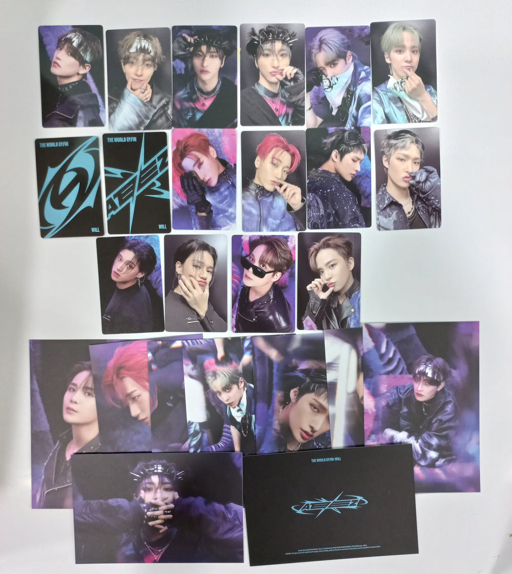 ATEEZ "THE WORLD EP.FIN : WILL" - Official Photocard, Postcard Set (9EA) [Z Ver.] [23.12.06] - HALLYUSUPERSTORE