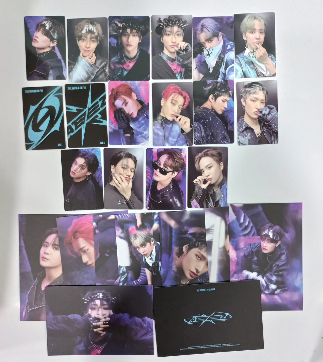 ATEEZ "THE WORLD EP.FIN : WILL" - Official Photocard, Postcard Set (9EA) [Z Ver.] [23.12.06] - HALLYUSUPERSTORE