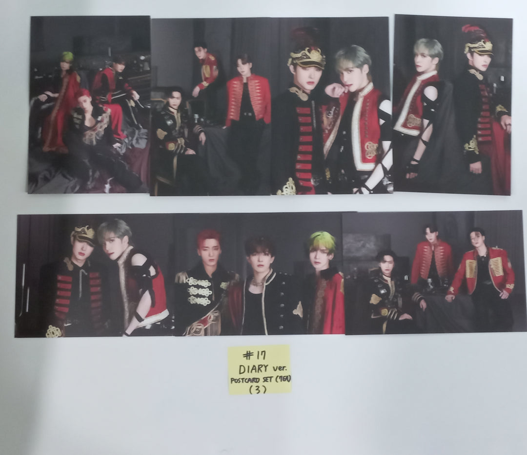 ATEEZ "THE WORLD EP.FIN : WILL" - Official Photocard, Postcard Set (7EA) [Diary Ver.] [23.12.06] - HALLYUSUPERSTORE