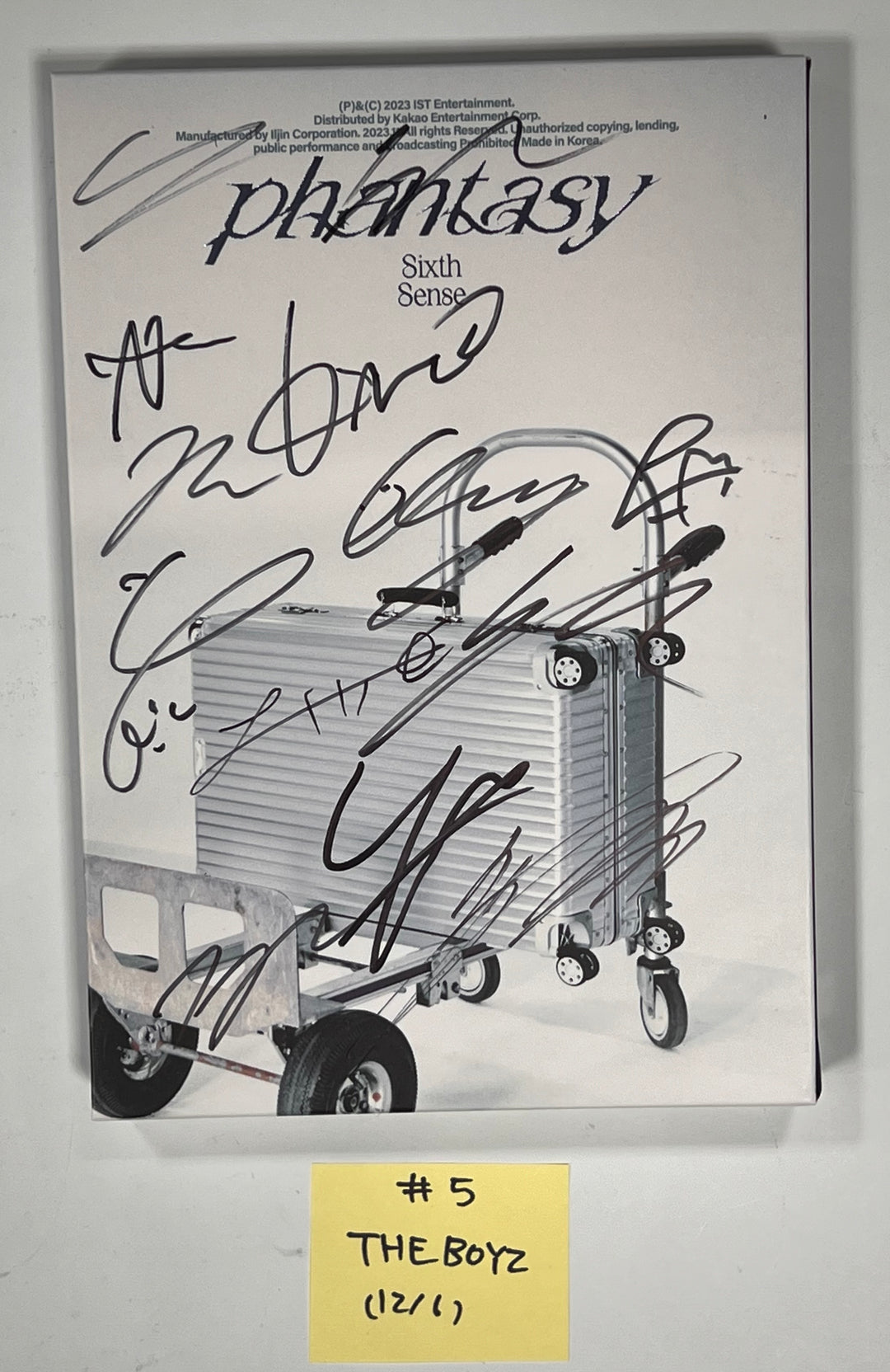 ATEEZ "THE WORLD EP.FIN : WILL", THE BOYZ "PHANTASY" - Hand Autographed(Signed) Promo Album [23.12.06] (Restocked 12/7) - HALLYUSUPERSTORE