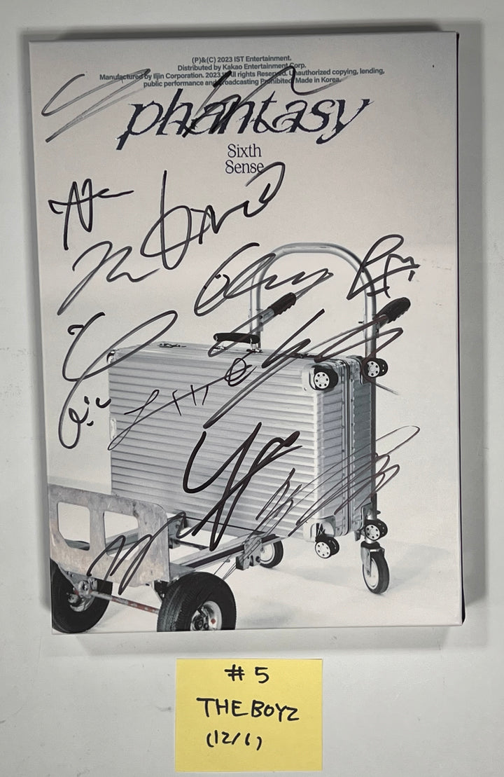 ATEEZ "THE WORLD EP.FIN : WILL", THE BOYZ "PHANTASY" - Hand Autographed(Signed) Promo Album [23.12.06] (Restocked 12/7) - HALLYUSUPERSTORE