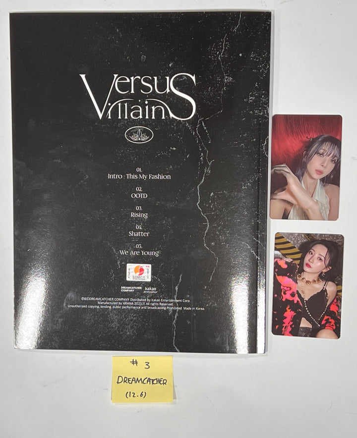 Aespa "Drama", Dreamcatcher "VillainS", Red Velvet "Chill Kill" - Hand Autographed(Signed) Promo Album [23.12.06] - HALLYUSUPERSTORE