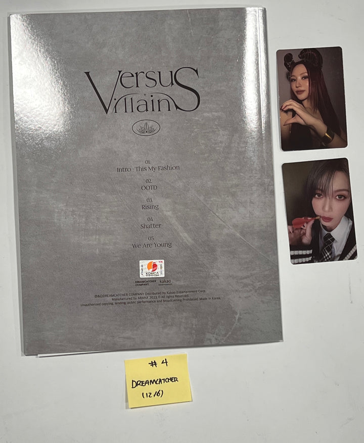 Aespa "Drama", Dreamcatcher "VillainS", Red Velvet "Chill Kill" - Hand Autographed(Signed) Promo Album [23.12.06] - HALLYUSUPERSTORE