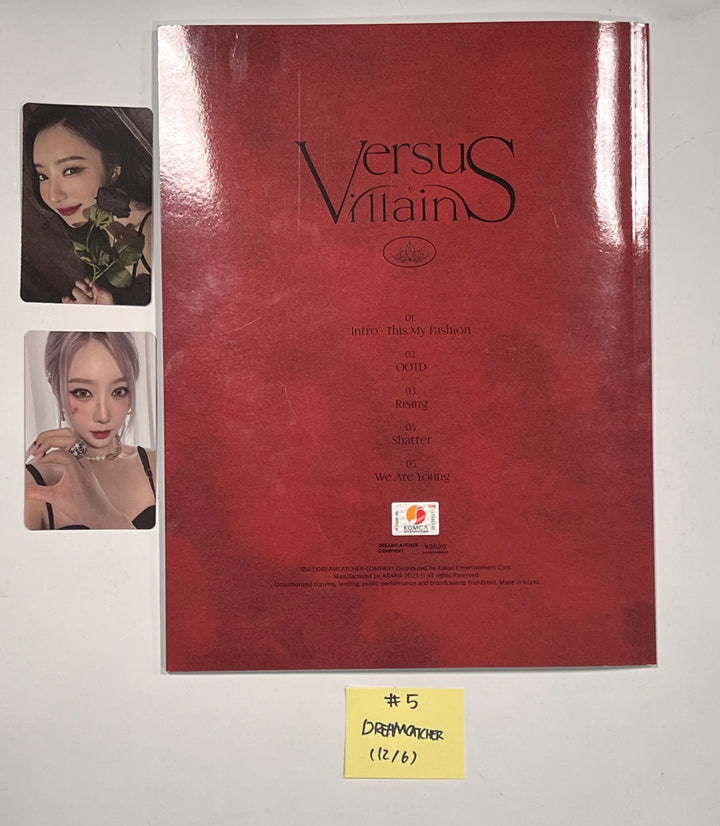 Aespa "Drama", Dreamcatcher "VillainS", Red Velvet "Chill Kill" - Hand Autographed(Signed) Promo Album [23.12.06] - HALLYUSUPERSTORE