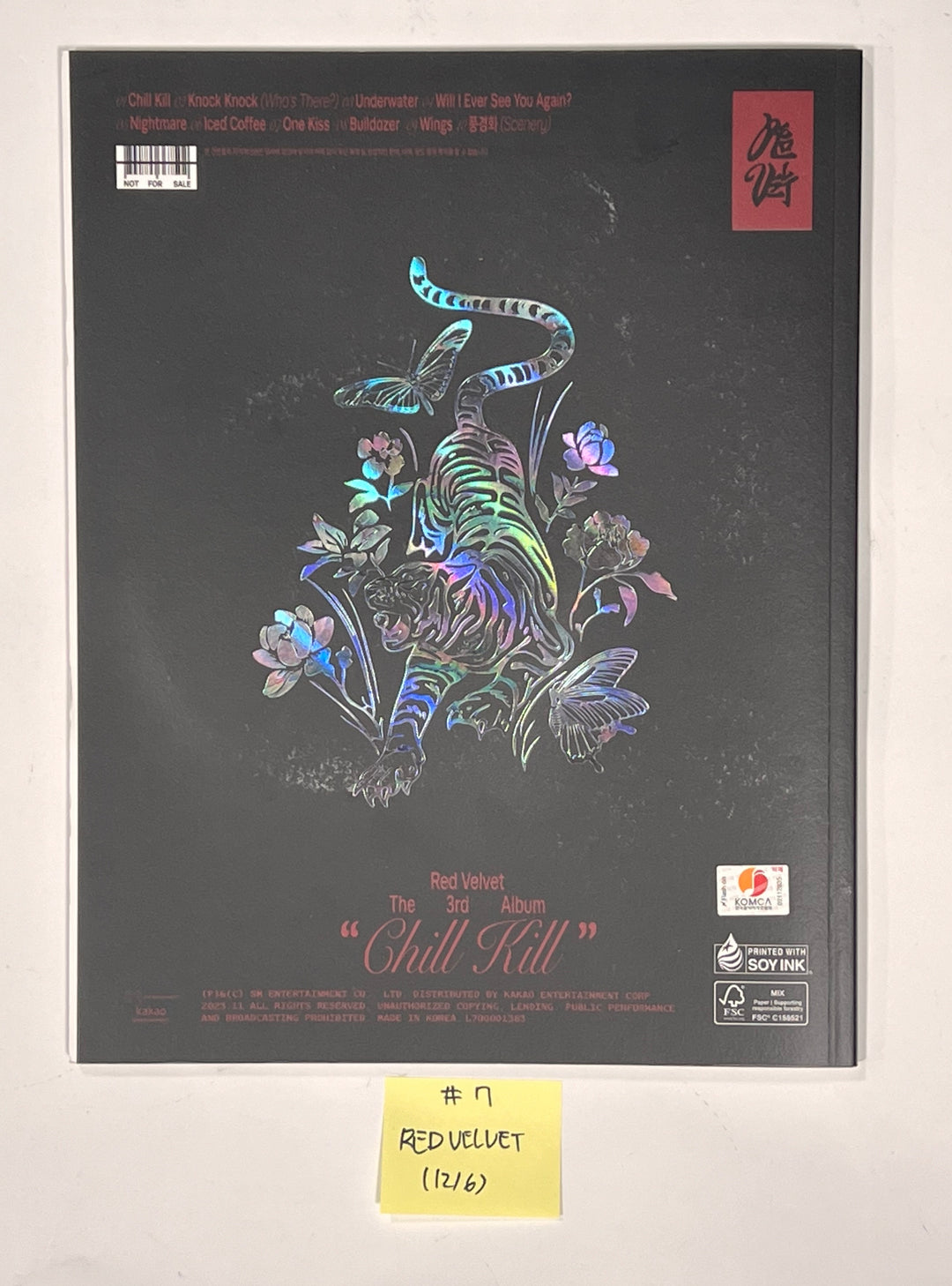 Aespa "Drama", Dreamcatcher "VillainS", Red Velvet "Chill Kill" - Hand Autographed(Signed) Promo Album [23.12.06] - HALLYUSUPERSTORE