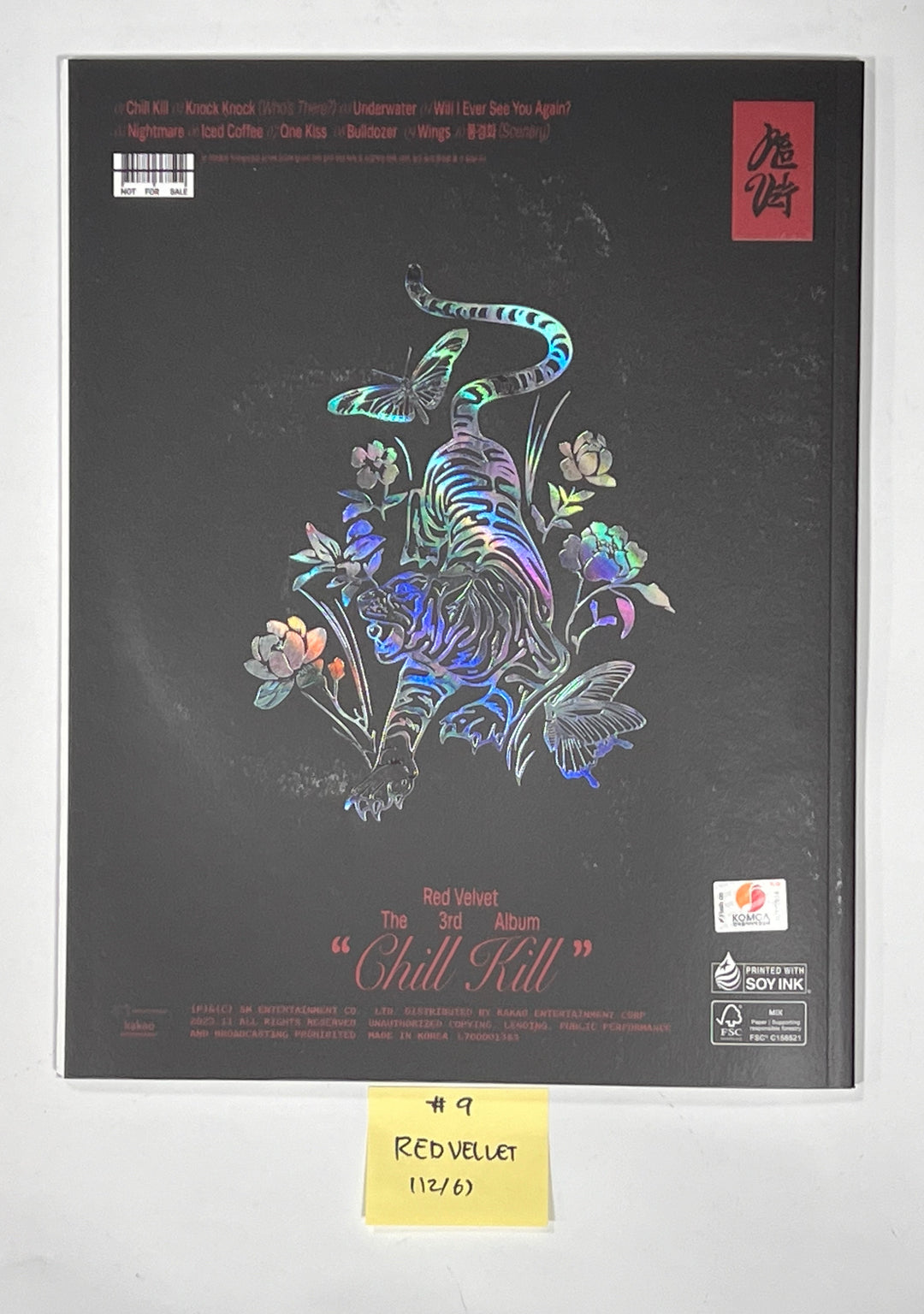 Aespa "Drama", Dreamcatcher "VillainS", Red Velvet "Chill Kill" - Hand Autographed(Signed) Promo Album [23.12.06] - HALLYUSUPERSTORE