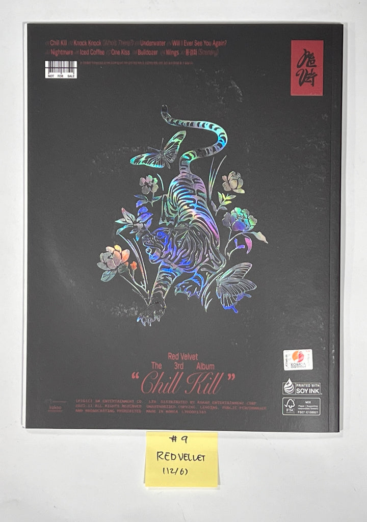 Aespa "Drama", Dreamcatcher "VillainS", Red Velvet "Chill Kill" - Hand Autographed(Signed) Promo Album [23.12.06] - HALLYUSUPERSTORE