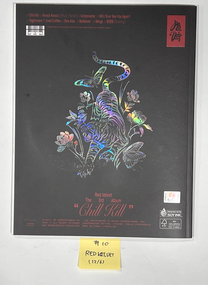 Aespa "Drama", Dreamcatcher "VillainS", Red Velvet "Chill Kill" - Hand Autographed(Signed) Promo Album [23.12.06] - HALLYUSUPERSTORE