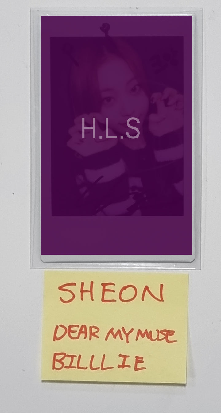 SHEON (Of Billlie) "side-B : memoirs of echo unseen" - Hand Autographed(Signed) Polaroid [23.12.07] - HALLYUSUPERSTORE