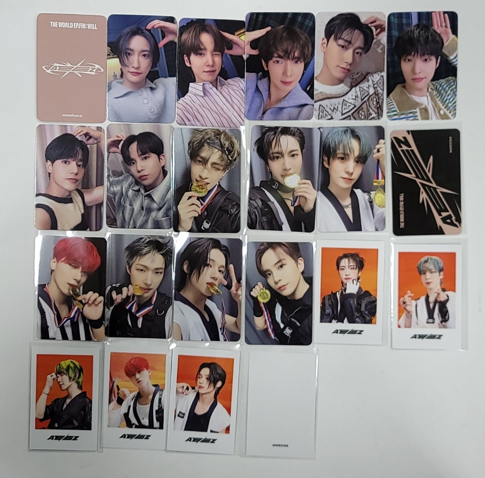 ATEEZ "THE WORLD EP.FIN : WILL" - Soundwave Fansign Event & Makestar Pre-Order Benefit Photocard [23.12.07] - HALLYUSUPERSTORE