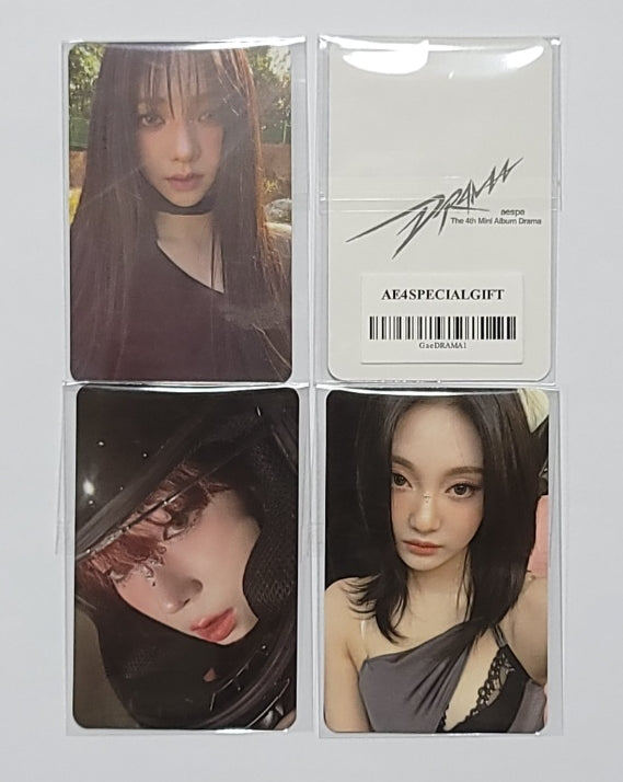 Aespa "Drama" 4th Mini - SM Town Special Gift Event Photocard [23.12.07] - HALLYUSUPERSTORE